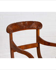 Javanese Antique Armchair with Carved Rail, Woven Rattan Seat and Curving Arms-7. Asian & Chinese Furniture, Art, Antiques, Vintage Home Décor for sale at FEA Home