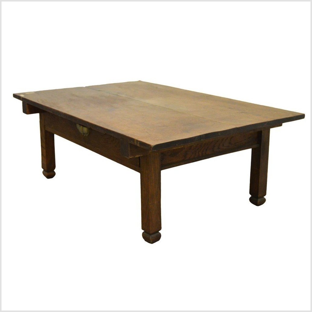 Javanese Coffee Table with Drawer-3. Asian & Chinese Furniture, Art, Antiques, Vintage Home Décor for sale at FEA Home