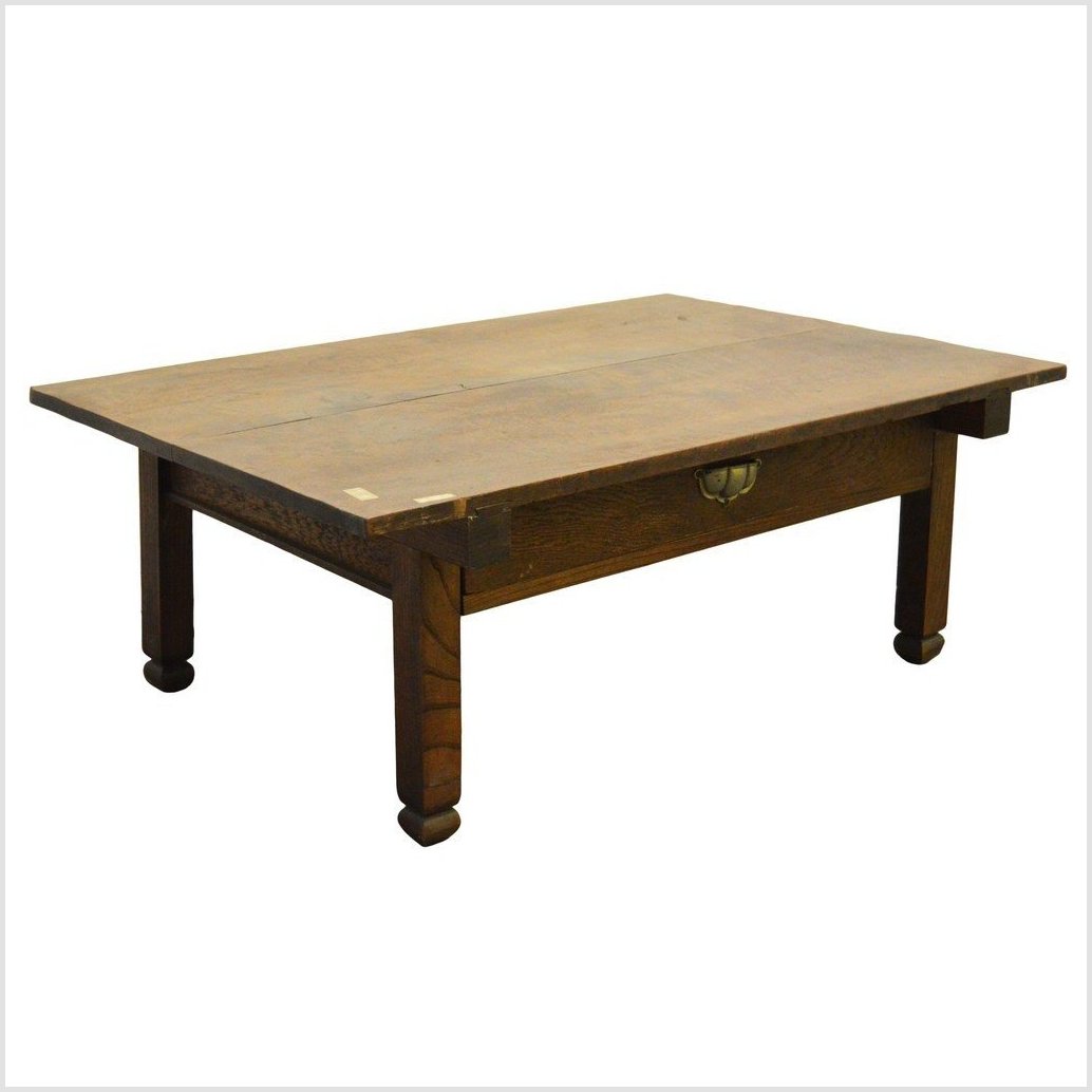 Javanese Coffee Table with Drawer-4. Asian & Chinese Furniture, Art, Antiques, Vintage Home Décor for sale at FEA Home