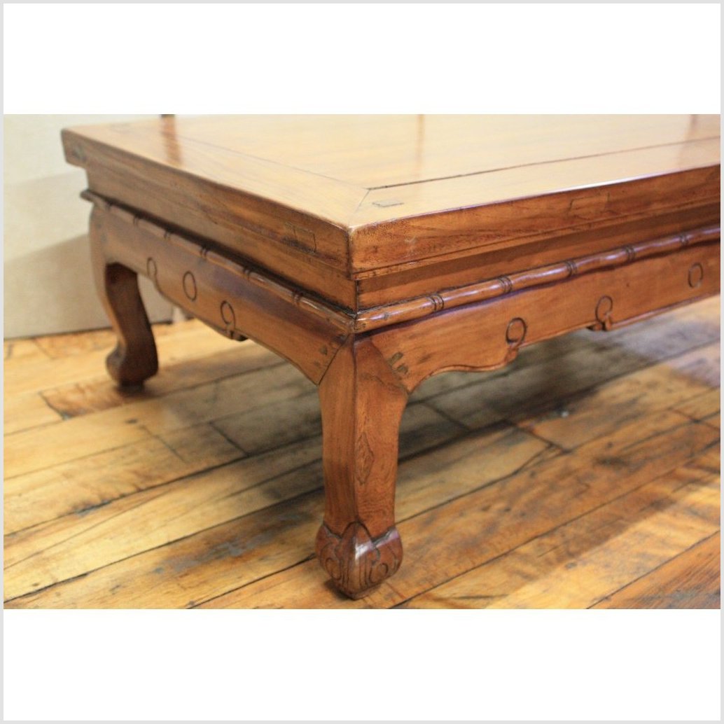 Kang Table with Scroll Carving-3. Asian & Chinese Furniture, Art, Antiques, Vintage Home Décor for sale at FEA Home