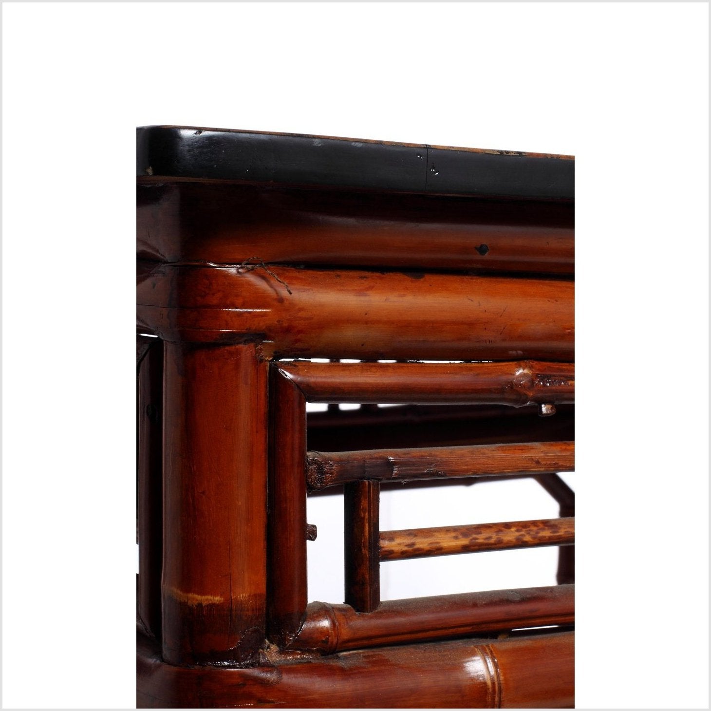 Lacquered Bamboo Coffee Table-3. Asian & Chinese Furniture, Art, Antiques, Vintage Home Décor for sale at FEA Home