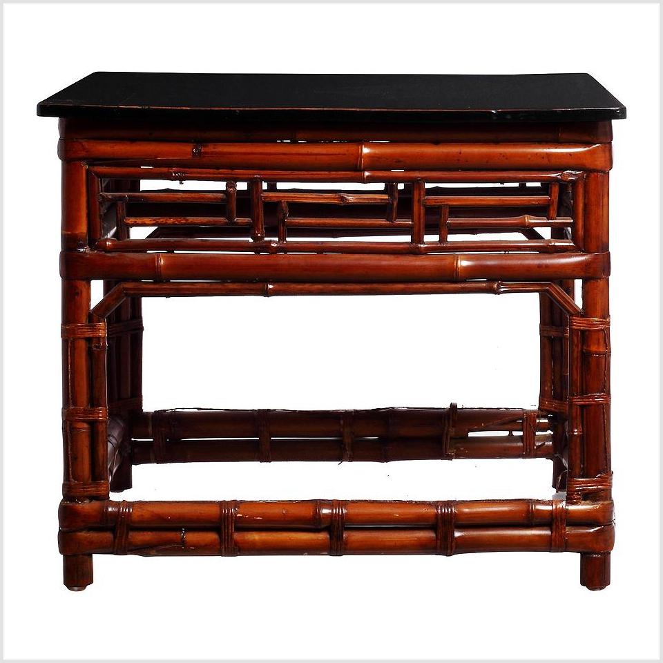 Lacquered Bamboo Coffee Table-1. Asian & Chinese Furniture, Art, Antiques, Vintage Home Décor for sale at FEA Home