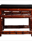 Lacquered Bamboo Coffee Table-1. Asian & Chinese Furniture, Art, Antiques, Vintage Home Décor for sale at FEA Home