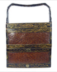 Lacquered Bamboo Wedding Basket-2. Asian & Chinese Furniture, Art, Antiques, Vintage Home Décor for sale at FEA Home