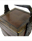Lacquered Bamboo Wedding Basket-5. Asian & Chinese Furniture, Art, Antiques, Vintage Home Décor for sale at FEA Home