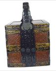 Lacquered Bamboo Wedding Basket-6. Asian & Chinese Furniture, Art, Antiques, Vintage Home Décor for sale at FEA Home