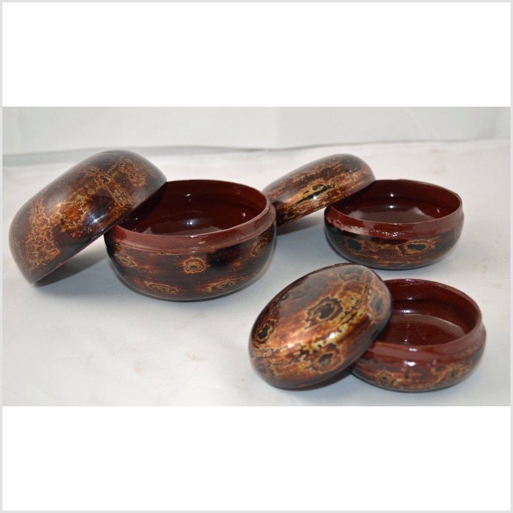 Lacquered Set of 3 Jewelry Boxes-6. Asian & Chinese Furniture, Art, Antiques, Vintage Home Décor for sale at FEA Home