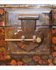 Lacquered Trunk on Stand-2. Asian & Chinese Furniture, Art, Antiques, Vintage Home Décor for sale at FEA Home