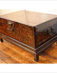Lacquered Trunk on Stand-4. Asian & Chinese Furniture, Art, Antiques, Vintage Home Décor for sale at FEA Home