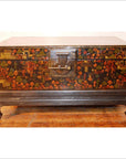 Lacquered Trunk on Stand-1. Asian & Chinese Furniture, Art, Antiques, Vintage Home Décor for sale at FEA Home