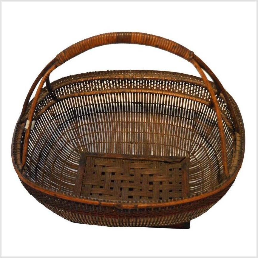 Laotian Basket-5. Asian & Chinese Furniture, Art, Antiques, Vintage Home Décor for sale at FEA Home