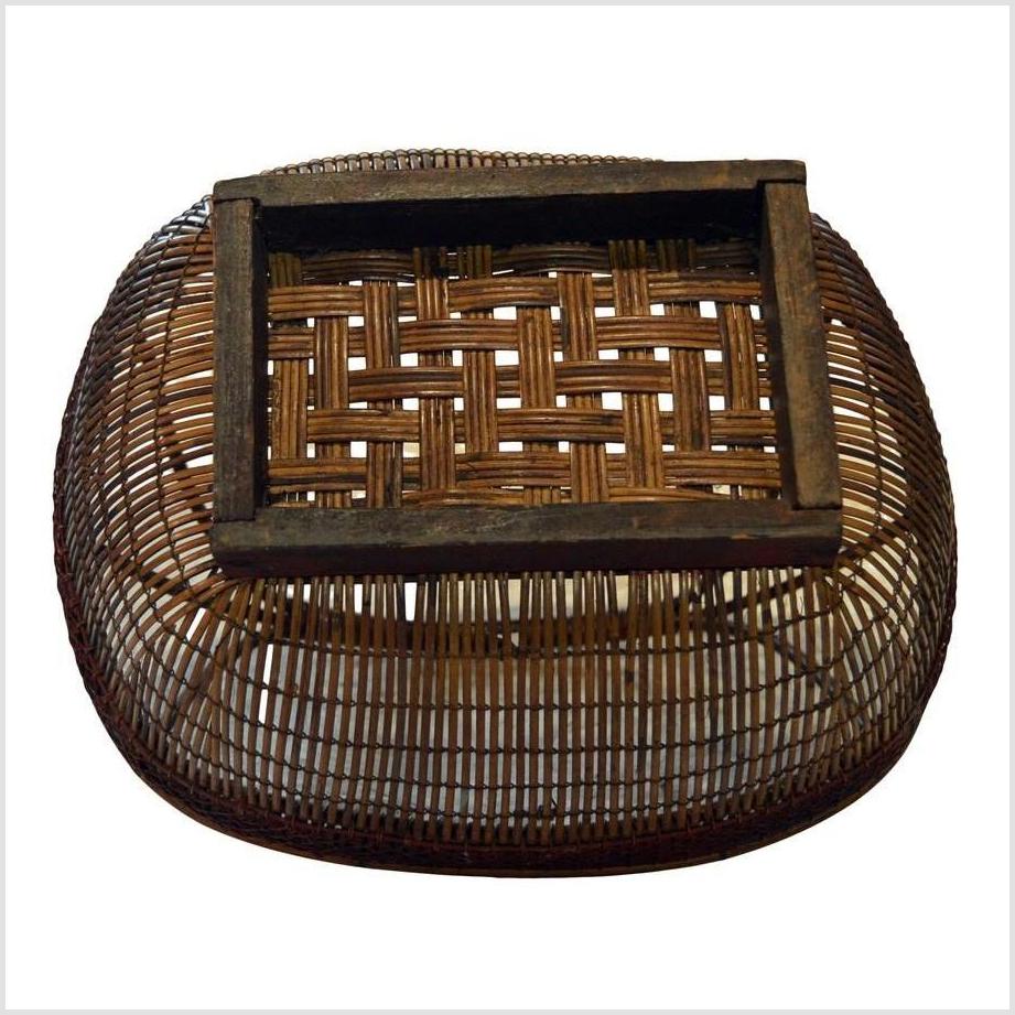 Laotian Basket-7. Asian & Chinese Furniture, Art, Antiques, Vintage Home Décor for sale at FEA Home