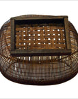 Laotian Basket-7. Asian & Chinese Furniture, Art, Antiques, Vintage Home Décor for sale at FEA Home