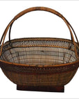 Laotian Basket-1. Asian & Chinese Furniture, Art, Antiques, Vintage Home Décor for sale at FEA Home
