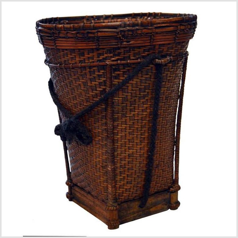 Laotian Basket-4. Asian & Chinese Furniture, Art, Antiques, Vintage Home Décor for sale at FEA Home