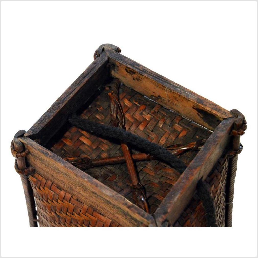 Laotian Basket-8. Asian & Chinese Furniture, Art, Antiques, Vintage Home Décor for sale at FEA Home