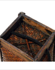 Laotian Basket-8. Asian & Chinese Furniture, Art, Antiques, Vintage Home Décor for sale at FEA Home