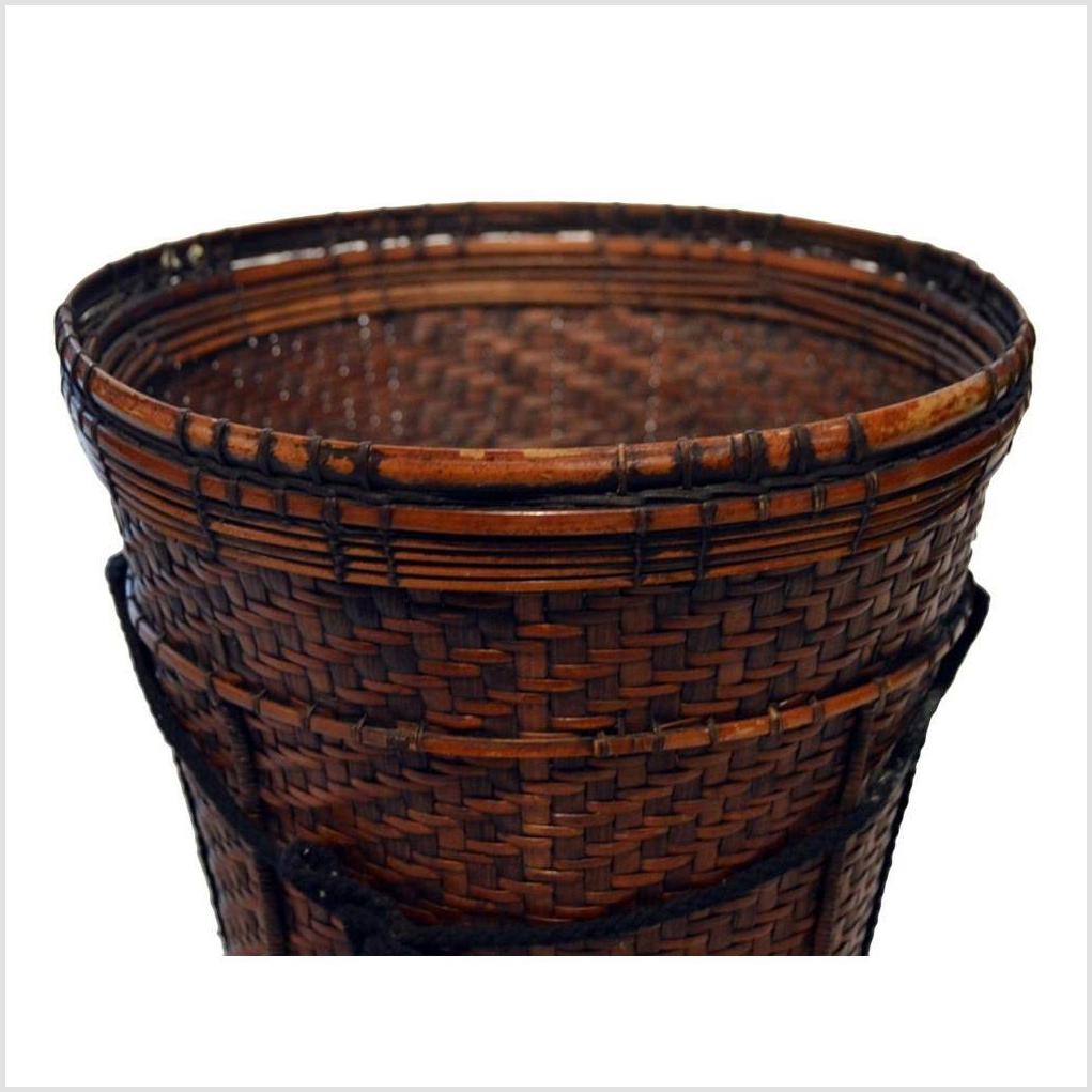 Laotian Grain Basket-3. Asian & Chinese Furniture, Art, Antiques, Vintage Home Décor for sale at FEA Home