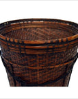 Laotian Grain Basket-3. Asian & Chinese Furniture, Art, Antiques, Vintage Home Décor for sale at FEA Home