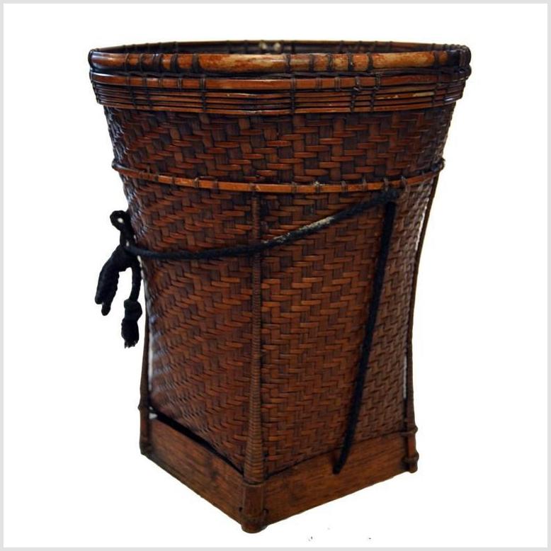 Laotian Grain Basket-5. Asian & Chinese Furniture, Art, Antiques, Vintage Home Décor for sale at FEA Home