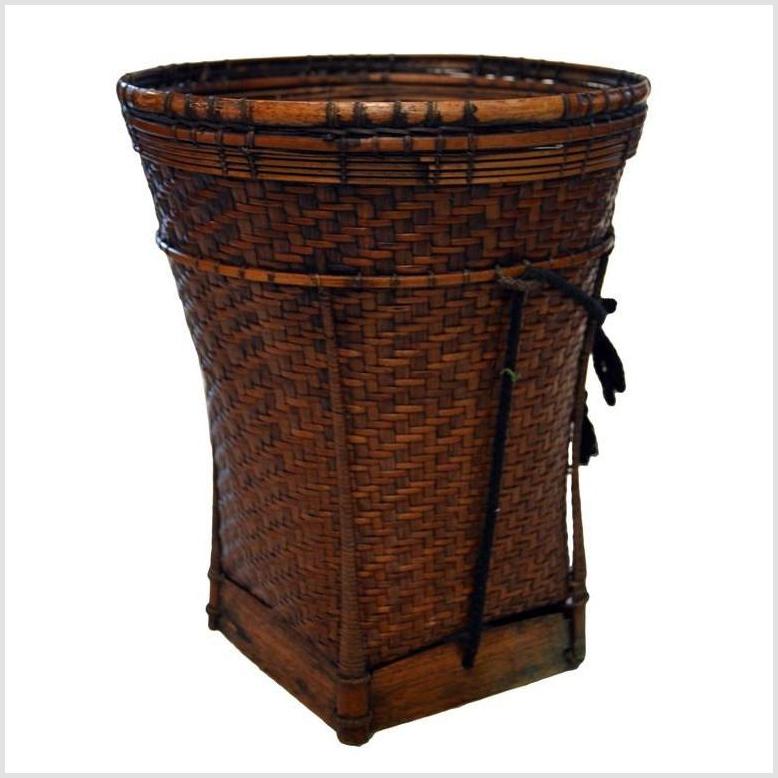 Laotian Grain Basket-6. Asian & Chinese Furniture, Art, Antiques, Vintage Home Décor for sale at FEA Home