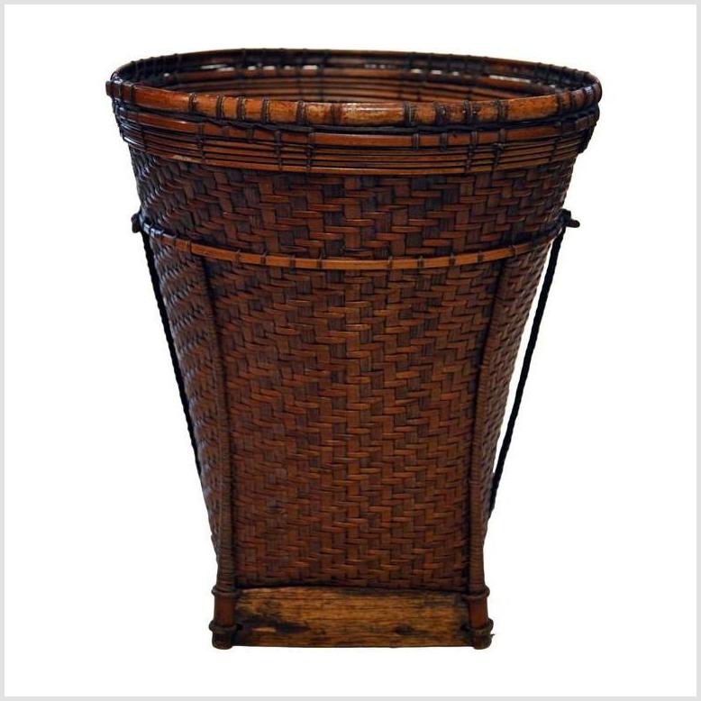Laotian Grain Basket-7. Asian & Chinese Furniture, Art, Antiques, Vintage Home Décor for sale at FEA Home