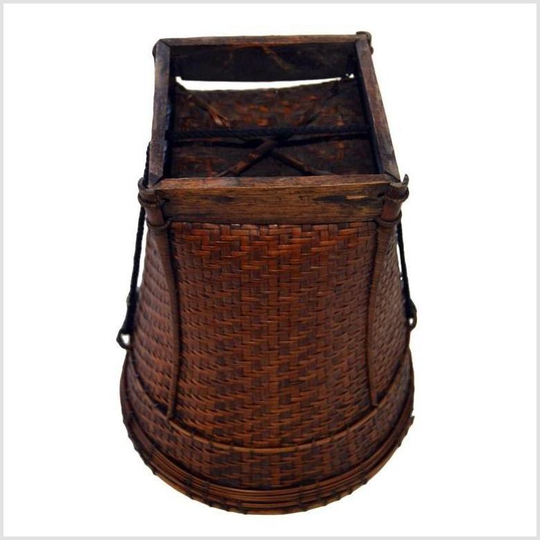 Laotian Grain Basket-8. Asian & Chinese Furniture, Art, Antiques, Vintage Home Décor for sale at FEA Home