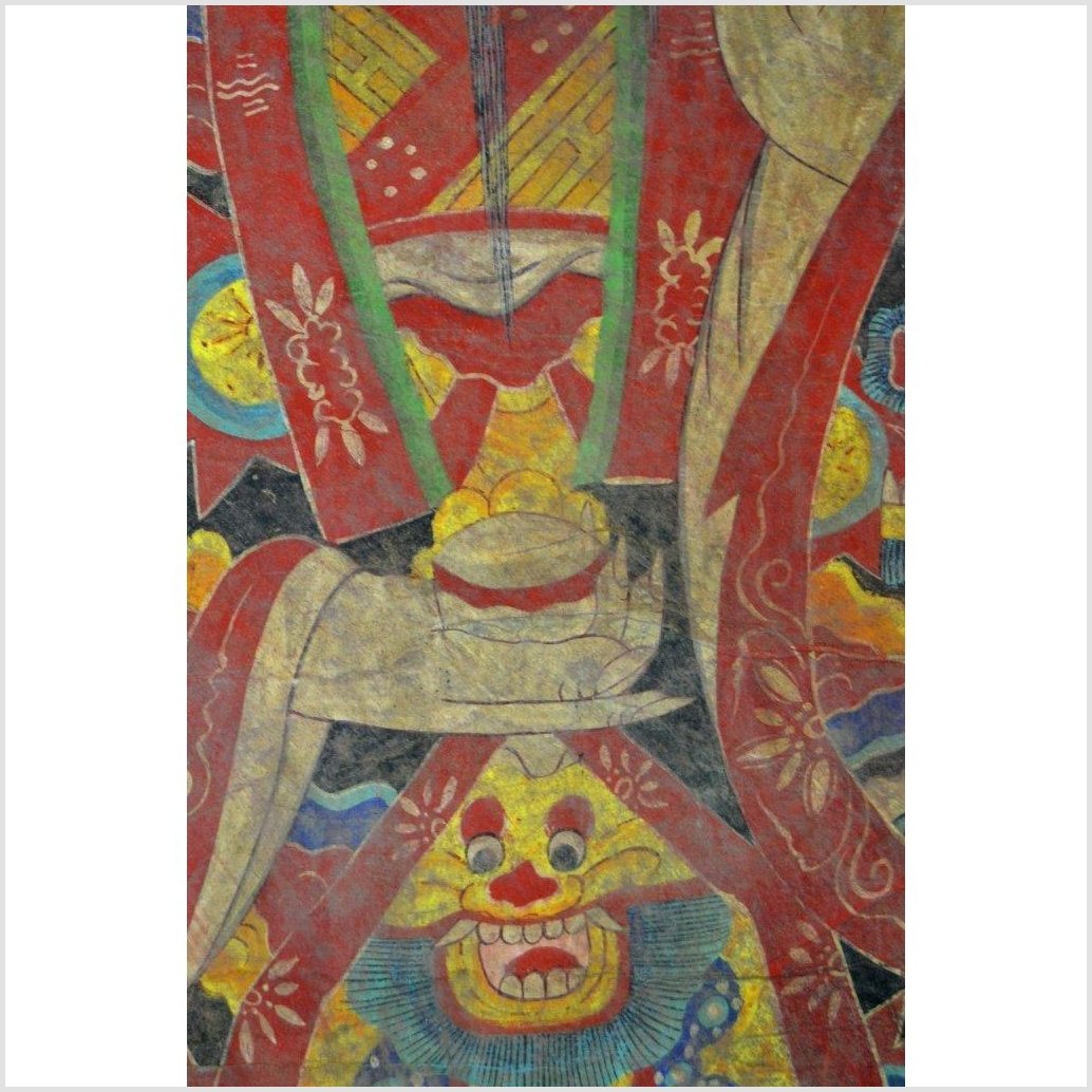 Laotian Parchment Painting-3. Asian & Chinese Furniture, Art, Antiques, Vintage Home Décor for sale at FEA Home