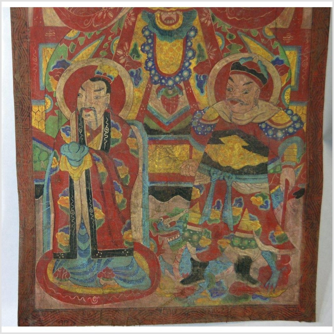Laotian Parchment Painting-6. Asian & Chinese Furniture, Art, Antiques, Vintage Home Décor for sale at FEA Home