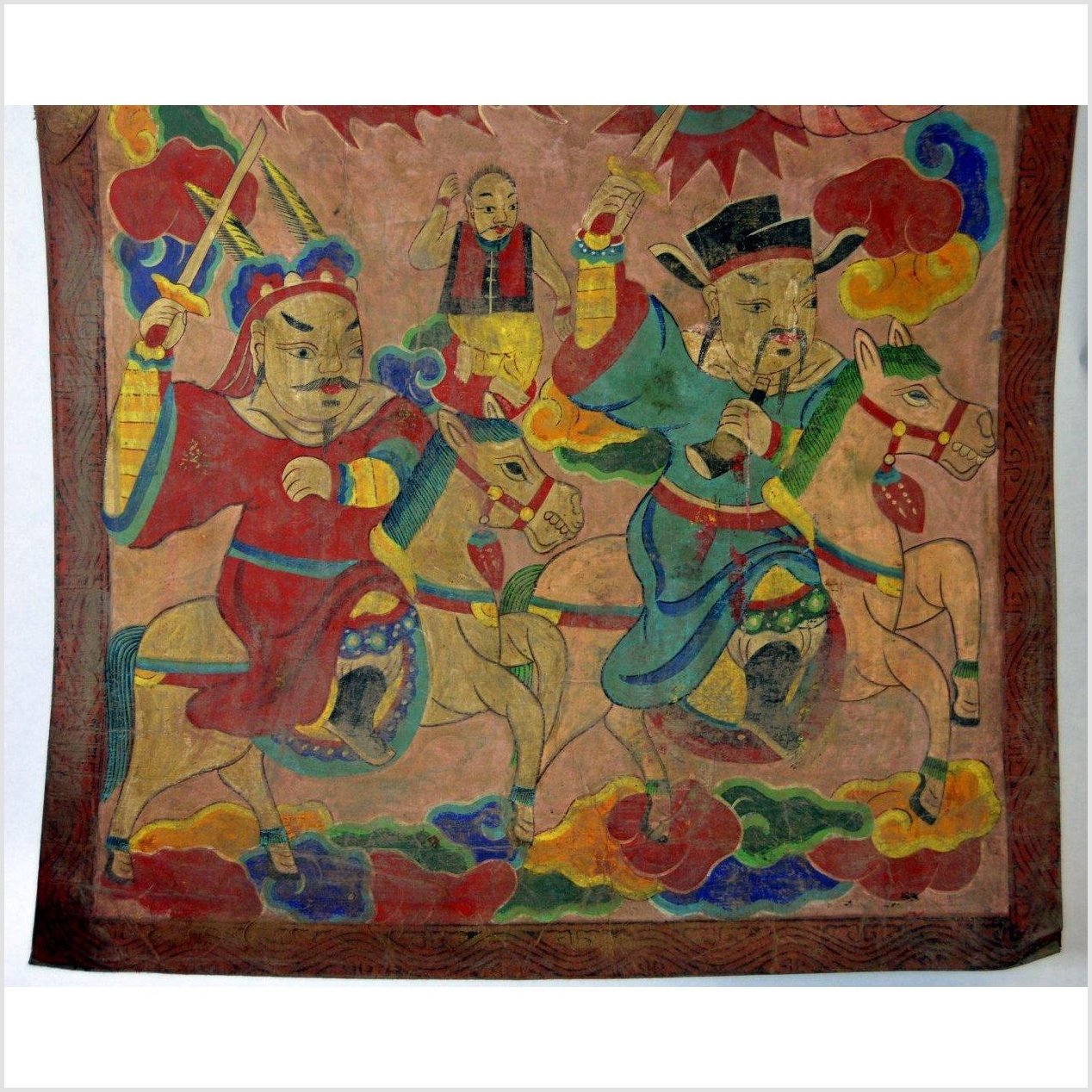 Laotian Parchment Painting-6. Asian & Chinese Furniture, Art, Antiques, Vintage Home Décor for sale at FEA Home