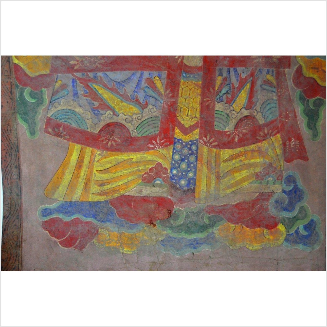 Laotian Parchment Painting-7. Asian & Chinese Furniture, Art, Antiques, Vintage Home Décor for sale at FEA Home