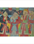 Laotian Parchment Painting-8. Asian & Chinese Furniture, Art, Antiques, Vintage Home Décor for sale at FEA Home