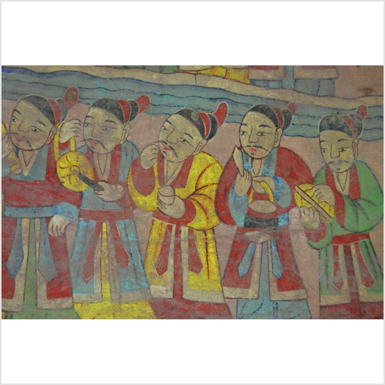 Laotian Parchment Painting-9. Asian & Chinese Furniture, Art, Antiques, Vintage Home Décor for sale at FEA Home