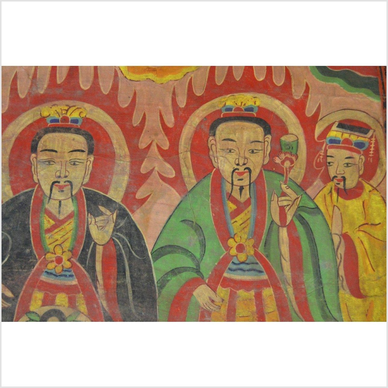 Laotian Parchment Painting-3. Asian & Chinese Furniture, Art, Antiques, Vintage Home Décor for sale at FEA Home
