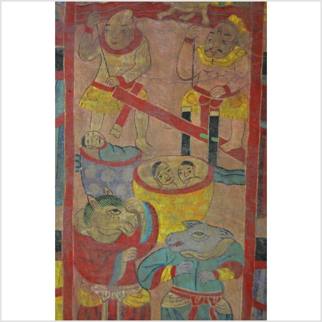 Laotian Parchment Painting-4. Asian & Chinese Furniture, Art, Antiques, Vintage Home Décor for sale at FEA Home