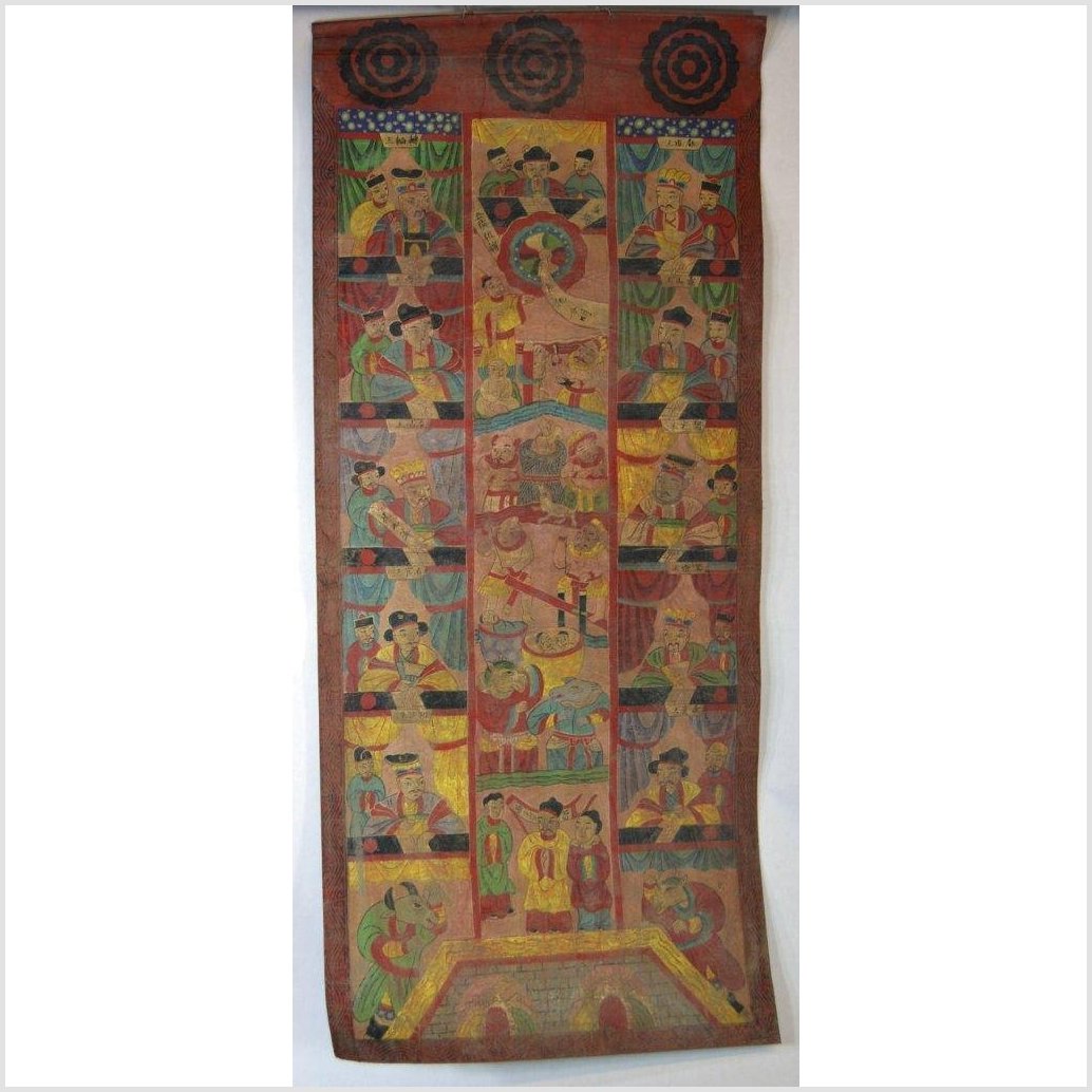 Laotian Parchment Painting-8. Asian & Chinese Furniture, Art, Antiques, Vintage Home Décor for sale at FEA Home