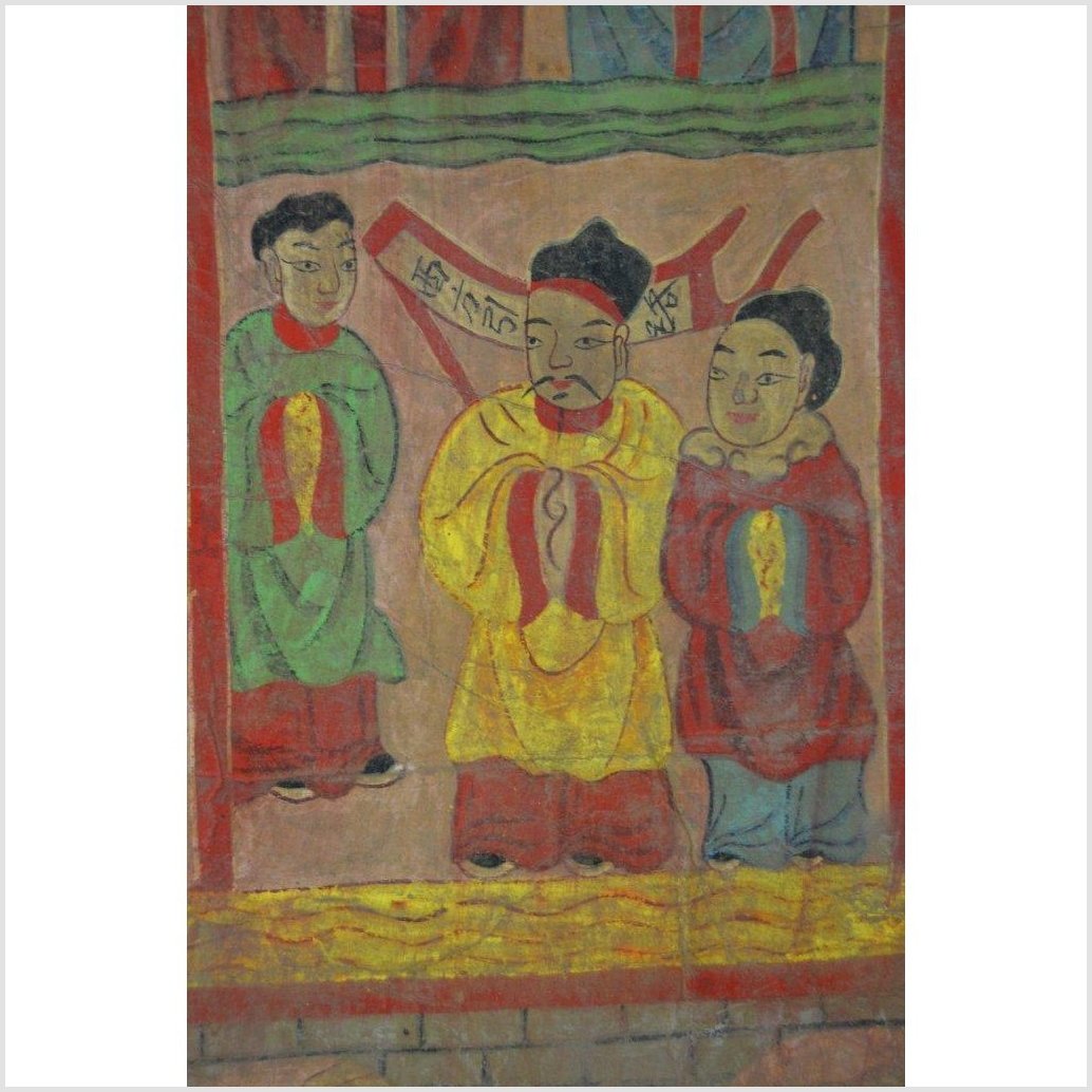 Laotian Parchment Painting-9. Asian & Chinese Furniture, Art, Antiques, Vintage Home Décor for sale at FEA Home