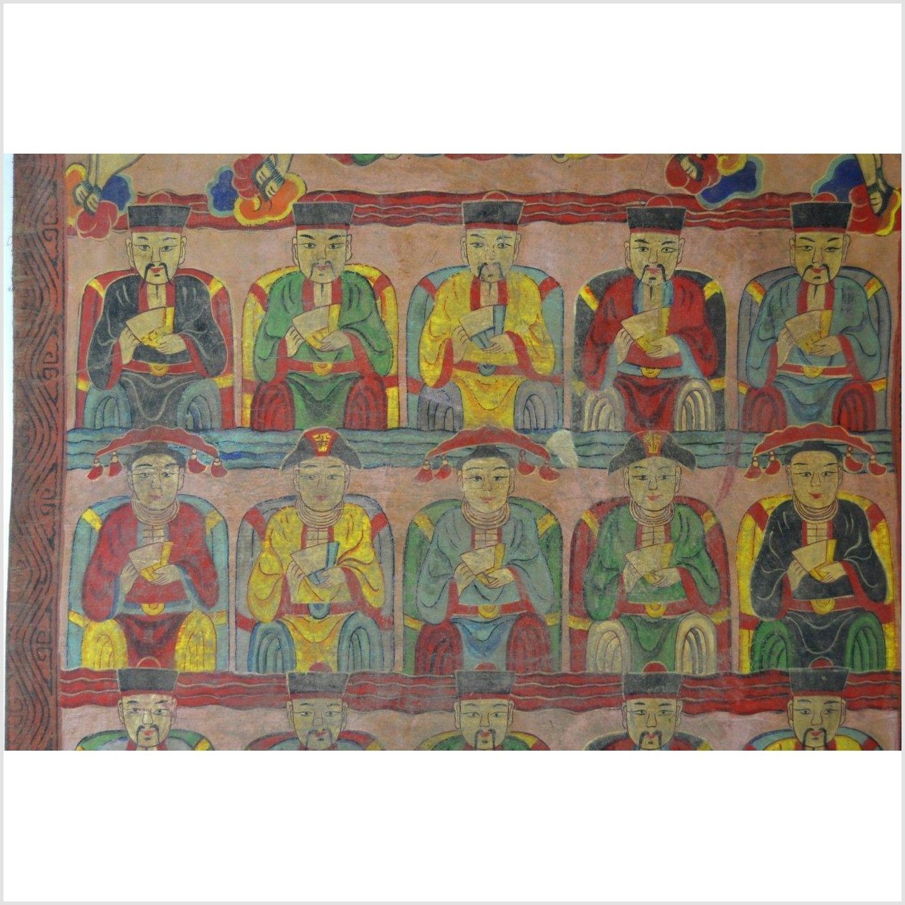 Laotian Parchment Painting-5. Asian & Chinese Furniture, Art, Antiques, Vintage Home Décor for sale at FEA Home