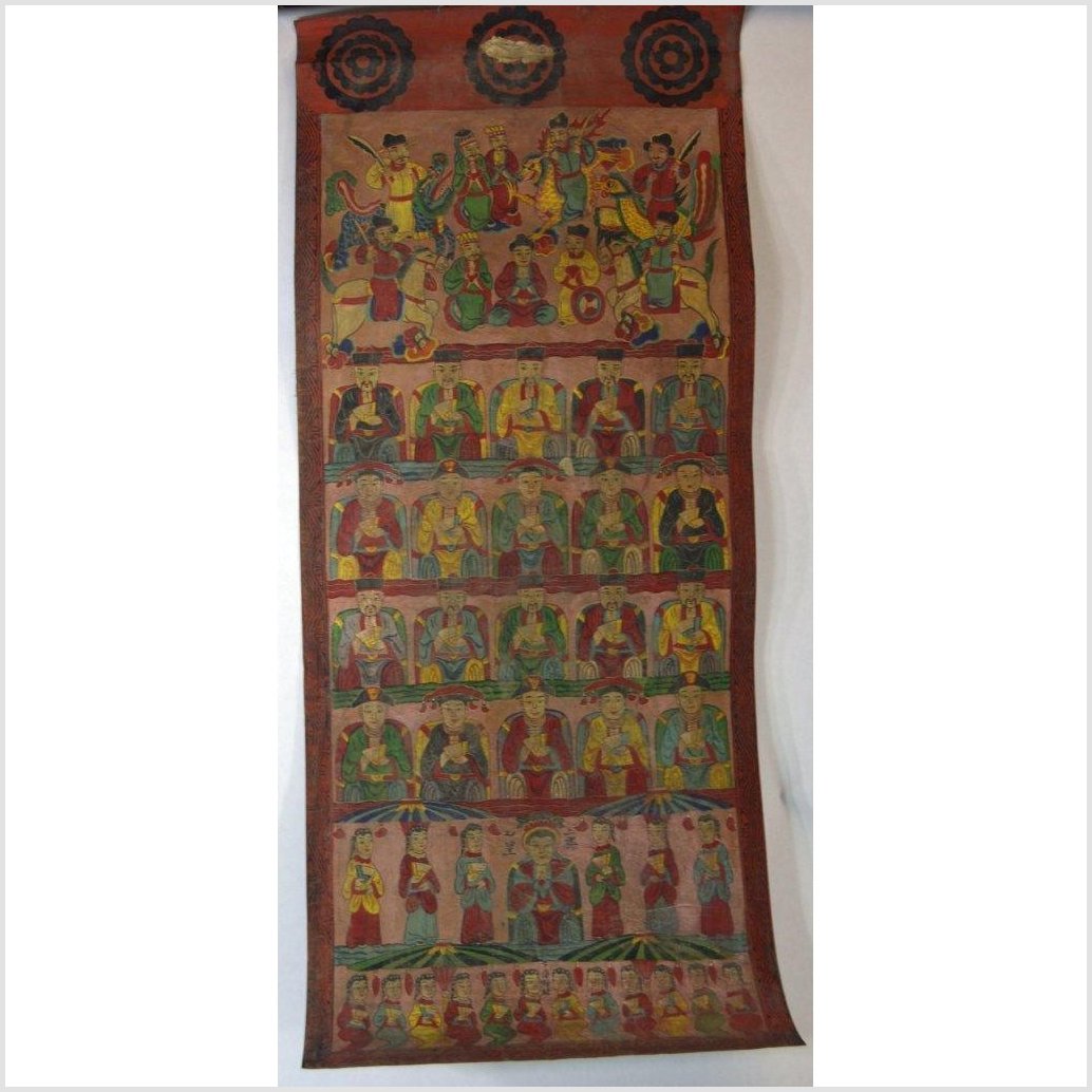 Laotian Parchment Painting-8. Asian & Chinese Furniture, Art, Antiques, Vintage Home Décor for sale at FEA Home