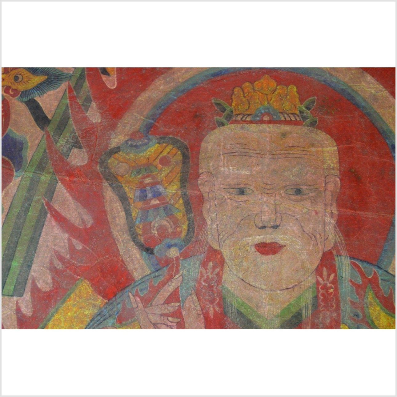 Laotian Parchment Painting-7. Asian & Chinese Furniture, Art, Antiques, Vintage Home Décor for sale at FEA Home