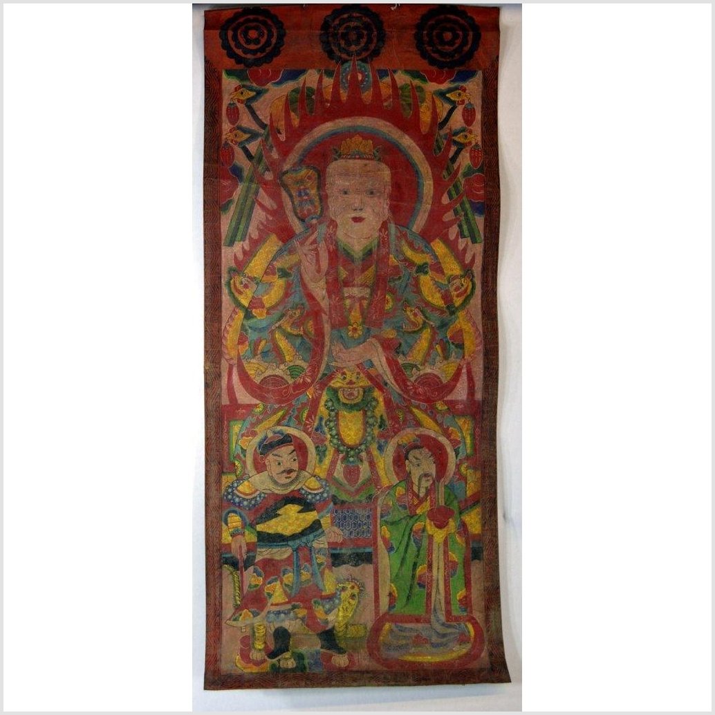 Laotian Parchment Painting-8. Asian & Chinese Furniture, Art, Antiques, Vintage Home Décor for sale at FEA Home