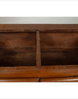 Large Antique Javanese Teak Wood Blanket Chest on Wheels with Iron Nailheads-10. Asian & Chinese Furniture, Art, Antiques, Vintage Home Décor for sale at FEA Home