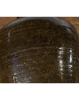 Large Antique Thai Monochrome Glazed Storage Jar with Tapering Lines-10. Asian & Chinese Furniture, Art, Antiques, Vintage Home Décor for sale at FEA Home