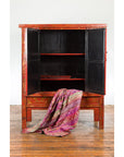 Large 19th Century Red Lacquer Armoire with Gilt Décor-11. Asian & Chinese Furniture, Art, Antiques, Vintage Home Décor for sale at FEA Home