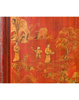Large 19th Century Red Lacquer Armoire with Gilt Décor-7. Asian & Chinese Furniture, Art, Antiques, Vintage Home Décor for sale at FEA Home