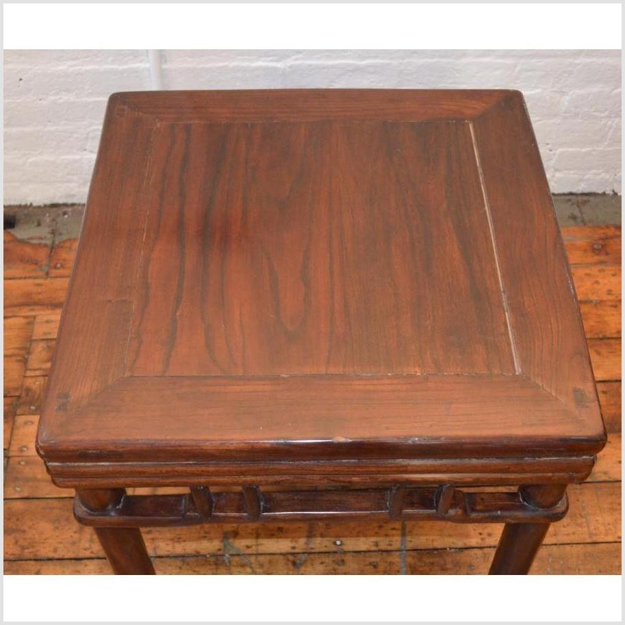 Large Elmwood Stool/Side Table-4. Asian & Chinese Furniture, Art, Antiques, Vintage Home Décor for sale at FEA Home