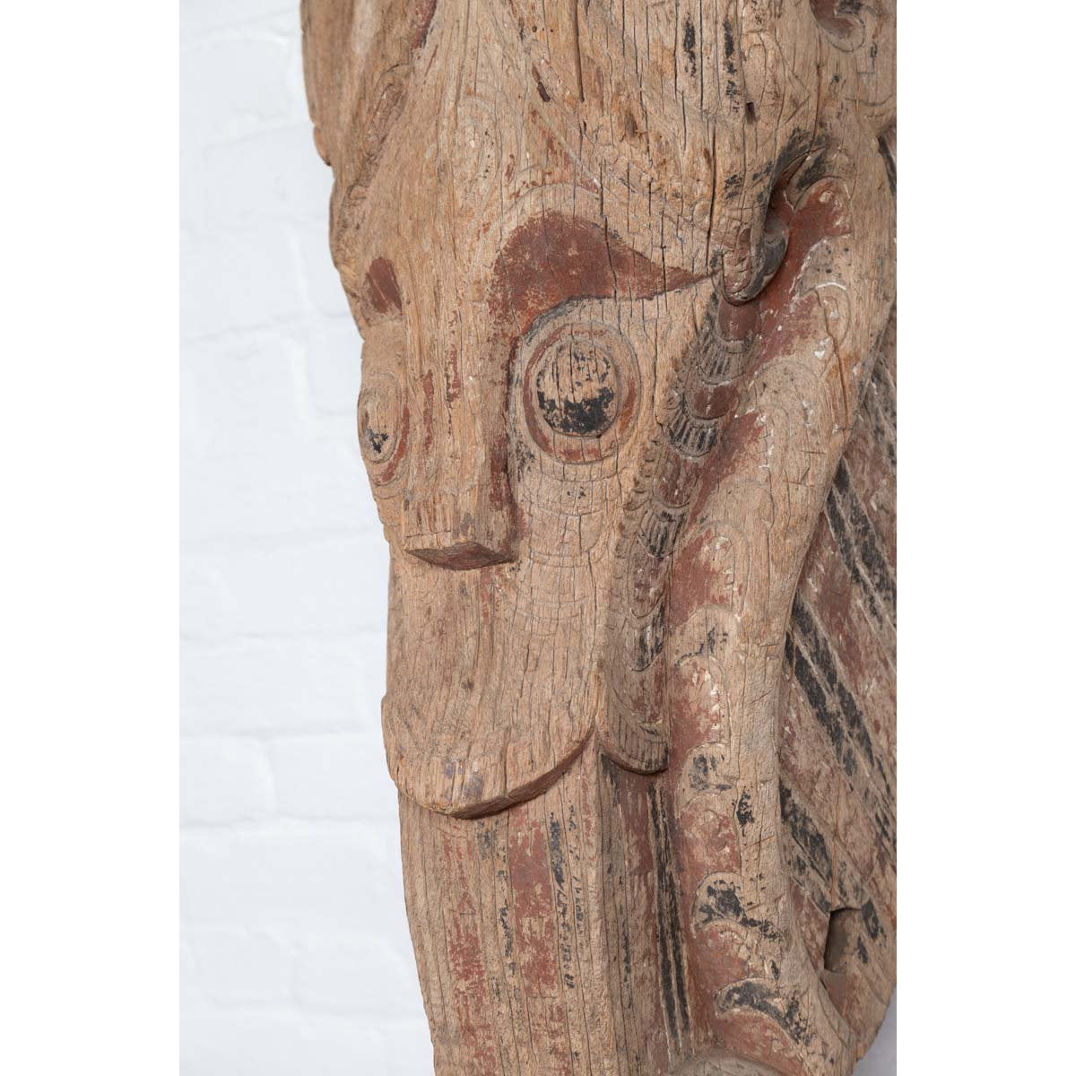 Large Hand Carved Singa Singa Tribal Carving from the Batak People, Sumatra-11. Asian & Chinese Furniture, Art, Antiques, Vintage Home Décor for sale at FEA Home