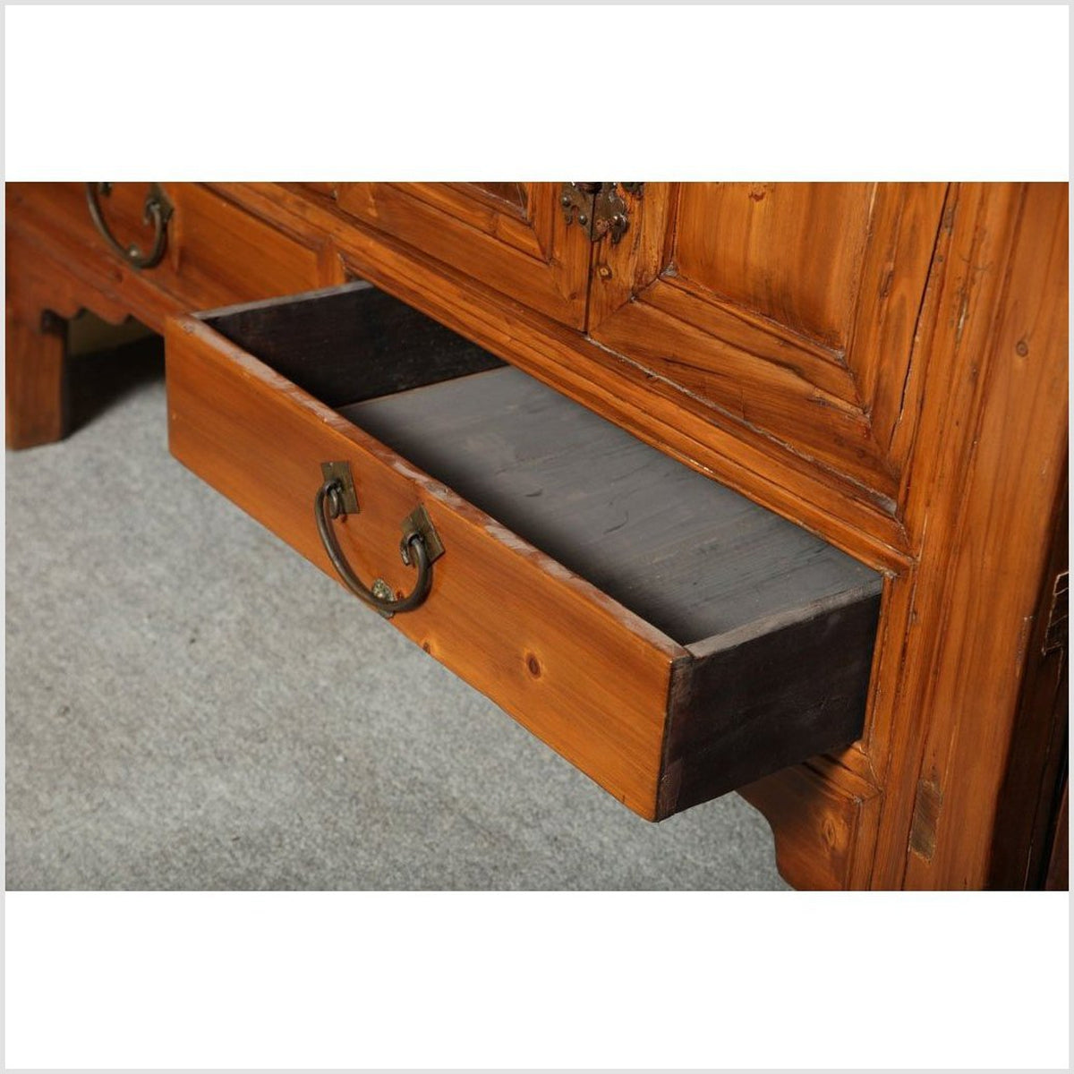 Large Late 19th Century Pine Cabinet With Original Butterfly Hardware From China-10. Asian & Chinese Furniture, Art, Antiques, Vintage Home Décor for sale at FEA Home