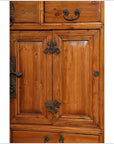 Large Late 19th Century Pine Cabinet With Original Butterfly Hardware From China-6. Asian & Chinese Furniture, Art, Antiques, Vintage Home Décor for sale at FEA Home