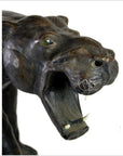 Large Leather Panther-3. Asian & Chinese Furniture, Art, Antiques, Vintage Home Décor for sale at FEA Home